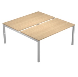 [76672] SCRIVANIA a 2 POSTAZIONI CONTRAP.160X166cm ROVERE - AGORA'
