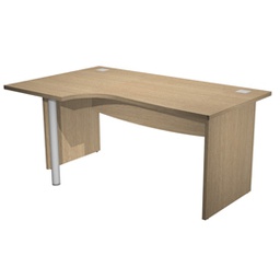 [82953] Scrivania Compact SX fianco pann. L180cm Rovere - AgorA' Direction