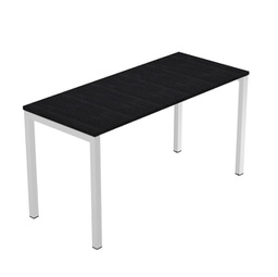 [94411] Scrivania Easy Plus smartw. 140x60x72,5cm nero venato frassino