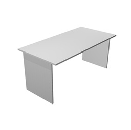[74344] SCRIVANIA LINEARE 140X80cm GRIGIO - EASY
