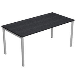 [76749] SCRIVANIA LINEARE 140X80cm NERO VENATO FRASS.- EASY Plus