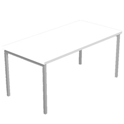 [76751] SCRIVANIA LINEARE 160X80cm BIANCO - EASY Plus