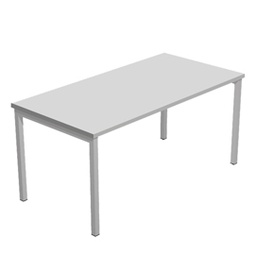 [76755] SCRIVANIA LINEARE 160X80cm GRIGIO - EASY Plus