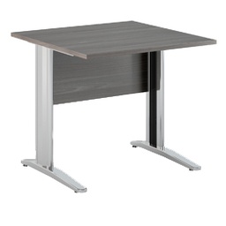 [79929] SCRIVANIA LINEARE 80X80cm FRASSINO TOSCANOfianchi vernic.effetto cromato EASY