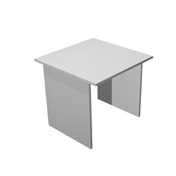 [74349] SCRIVANIA LINEARE 80X80cm GRIGIO - EASY