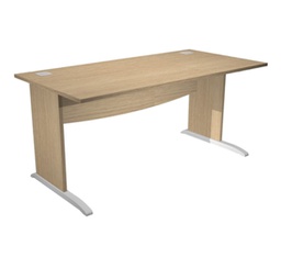 [94448] Scrivania operativa fianchi a L melaminico 140x80cm h73cm rovere AgorA' Basic