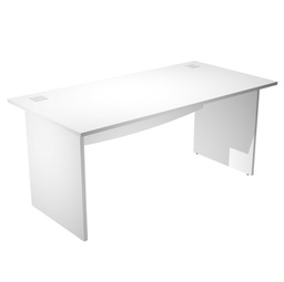 [94441] Scrivania operativa fianchi melaminico 180x80cm H73cm bianco AgorA' Basic