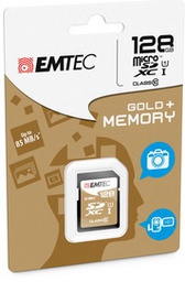 [EMTD128GXC10GP] SDXC EMTEC 128GB CLASS 10 GOLD +
