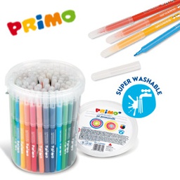 [70979] SECCHIELLO 96 PENNARELLI PUNTA FINE LAVABILI PRIMO