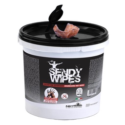 [97563] Secchiello da 100 salviette umidificate 26x27cm Sandy Wipes