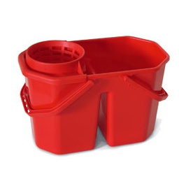 [74100] SECCHIO DOPPIA VASCA 15Lt con STRIZZATORE PerfettoFactory