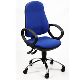 [60909] SEDIA OPERATIVA Ariel BLU C/BRACC. REGOLABILI