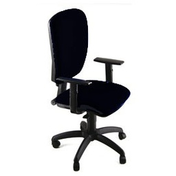 [74212] SEDIA OPERATIVA Cluster A NERO C/BRACC.