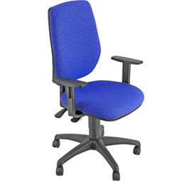 [76659] SEDIA OPERATIVA EXAT BLU C/BRACC.