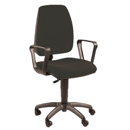 [55327] SEDIA OPERATIVA Jupiter NERO C/BRACC.