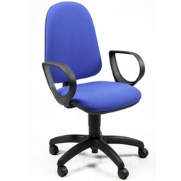 [73363] SEDIA OPERATIVA Jusb BLU C/BRACC.