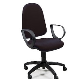 [73365] SEDIA OPERATIVA Jusb NERO C/BRACC.