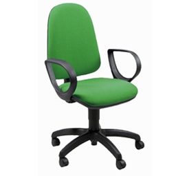 [73367] SEDIA OPERATIVA Jusb VERDE C/BRACC.