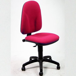 [80082] SEDIA OPERATIVA TMTMI No Flame ROSSO senza BRACCIOLI