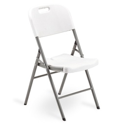 [91680] Sedia pieghevole in HDPE bianco Horeca