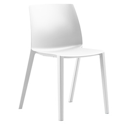 [92357] Seduta attesa Dora DOR bianco senza braccioli