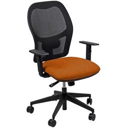 [95889] Seduta operativa Hubble HUHU 4 blocchi arancione con braccioli regolabili