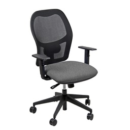 [93818] Seduta operativa Hubble HUHU 4 blocchi grigio con braccioli regolabili