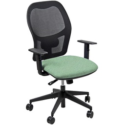 [95890] Seduta operativa Hubble HUHU 4 blocchi verde acqua con braccioli regolabili