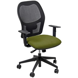 [95897] Seduta operativa Hubble HUHU 4 blocchi verde mela con braccioli regolabili