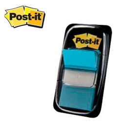 [32214] SEGNAPAGINA Post-it® 680-23 BLU VIVACE 25.4X43.6MM 50FOGLIETTI