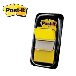 [32047] SEGNAPAGINA Post-it® 680-5 GIALLO 25.4X43.6MM 50FG INDEX