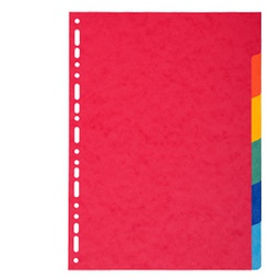 [71840] SEPARATORE A4 A 6TACCHE in CARTONCINO RICICLATO 220gr FOREVER