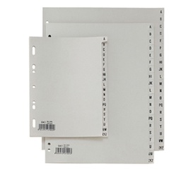 [25665] SEPARATORE ALFABETICO A-Z 24,5X30 PPL RECORD RA4 A-Z MAX SEI ROTA