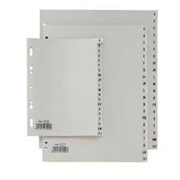 [25662] SEPARATORE ALFABETICO A-Z PPL 15X21 RECORD RA5A-Z SEI ROTA