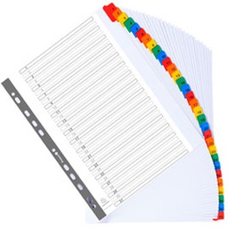 [74630] SEPARATORE Numerico 1-31/A4 Maxi in CARTONCINO 160gr Exacompta