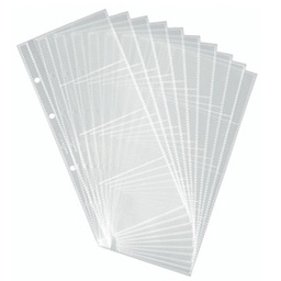 [64174] SET 10 BUSTE PER 80 BIGLIETTI VISITA 57x90MM VISIFIX DURABLE