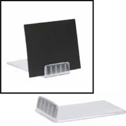 [77153] SET 10 SUPPORTI a L TRASPARENTE per TARGHETTE Securit