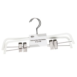 [94000] Set 2 grucce antiscivolo gonna/pantalone bianco 37x0,6cm