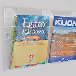 [50507] SET 2 PORTARIVISTE A4 DA PARETE ICE