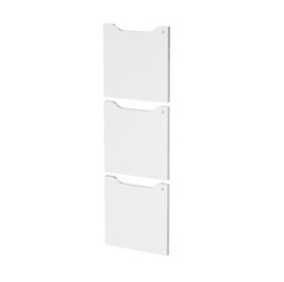 [82939] Set 3 ante c/serratura Bianco per casellari Maxi Rainbow