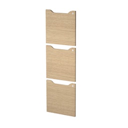 [82941] Set 3 ante c/serratura Rovere per casellari Maxi Rainbow