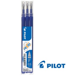 [70876] SET 3 REFILL SFERA FRIXIONball CLICKER 0.5mm BLU PILOT