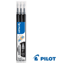 [70875] SET 3 REFILL SFERA FRIXIONball CLICKER 0.5mm NERO PILOT