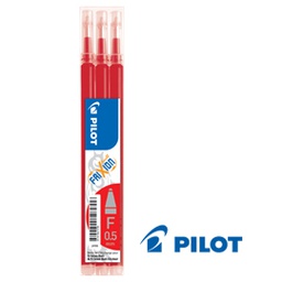 [70877] SET 3 REFILL SFERA FRIXIONball CLICKER 0.5mm ROSSO PILOT