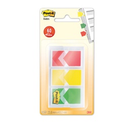 [82580] SET 60 POST-IT  INDEX 682-ARR-RYG-EU FORMATO MEDIUM FRECCIA