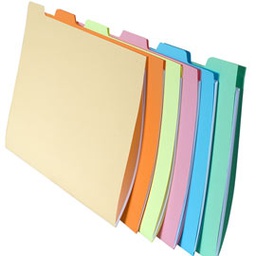 [61600] SET 6 CARTELLINE C/TACCA PER CARTELLE SOSP. CASSETTO NATURE FUTURE