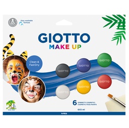 [88325] Set 6 ombretti cosmetici Make Up colori classici 5ml Giotto