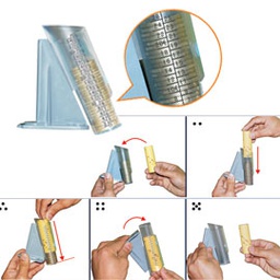 [72113] SET 8 TUBI per SEPARA MONETE CM018/CM020