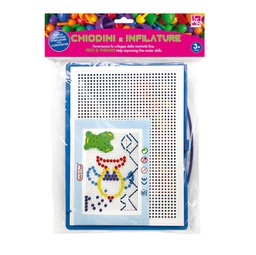 [91577] Set chiodini e infilature in plastica colori assortiti Cwr