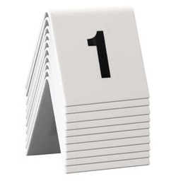 [74552] SET da 1 a 10 NUMERI PER I TAVOLI Securit